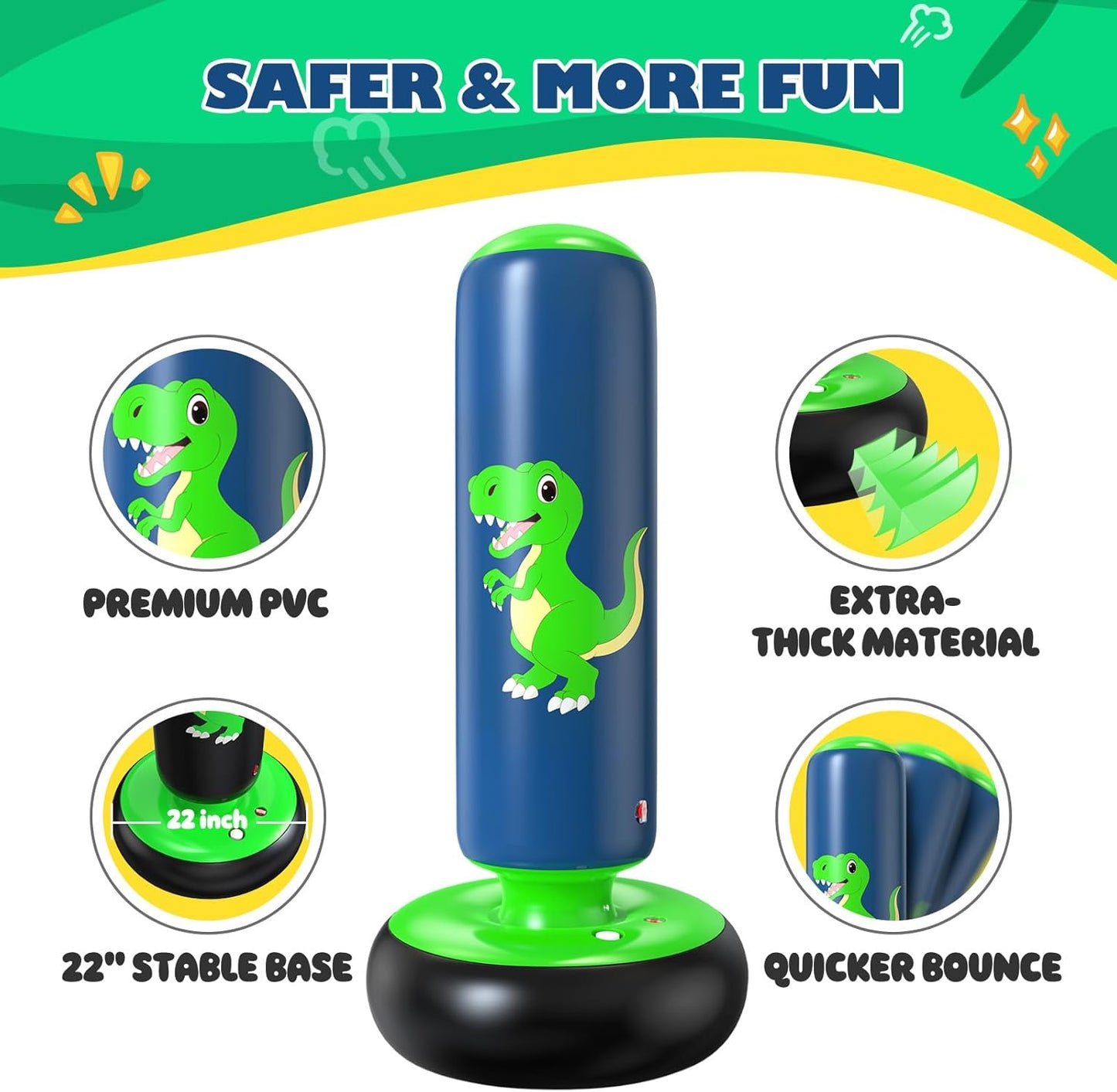 Vyxella™ - Inflatable Punching Bag