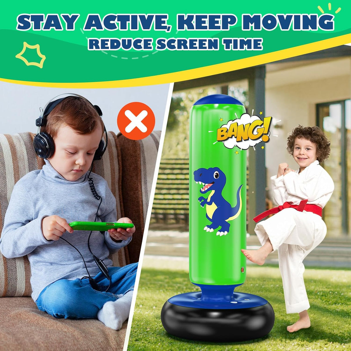 Vyxella™ - Inflatable Punching Bag