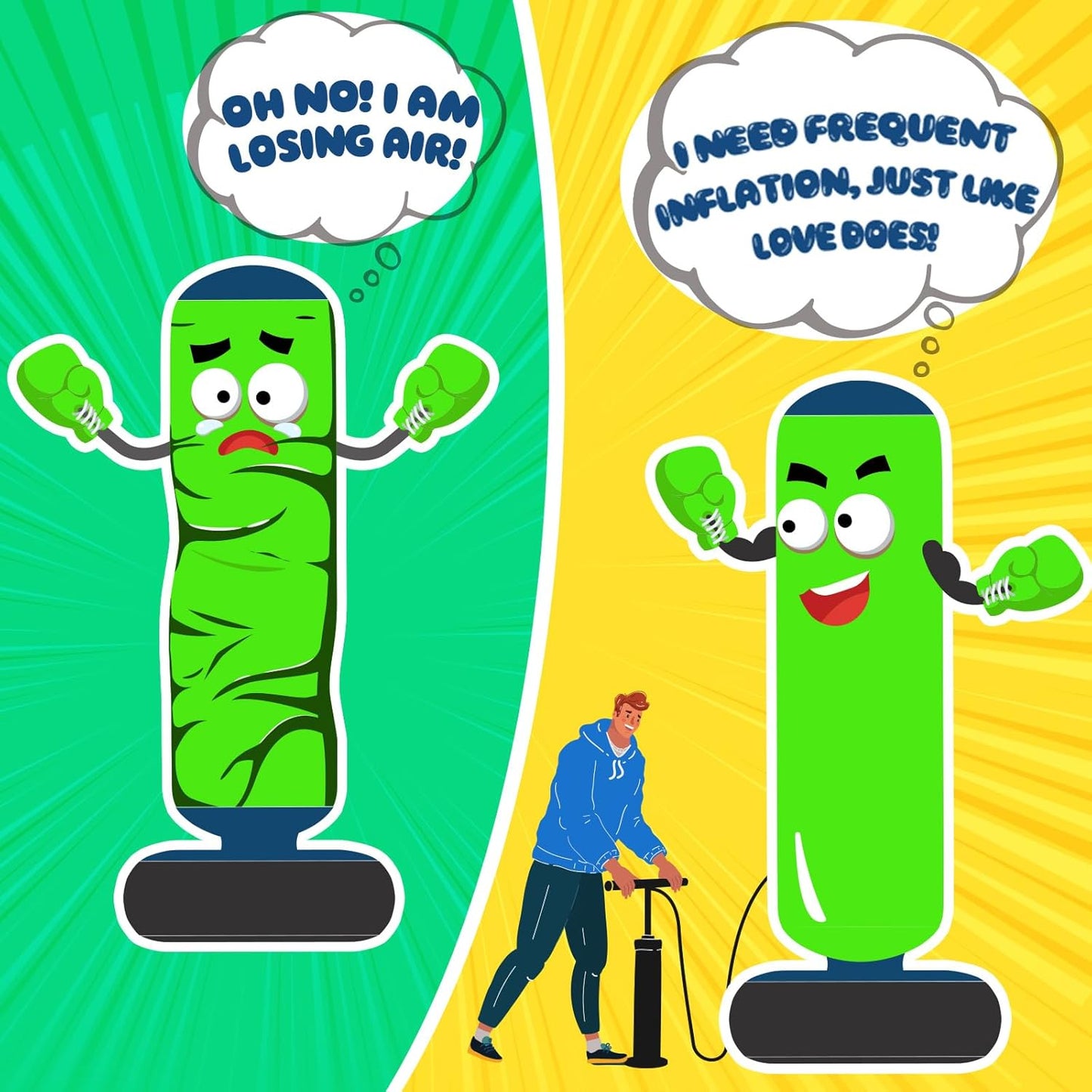 Vyxella™ - Inflatable Punching Bag