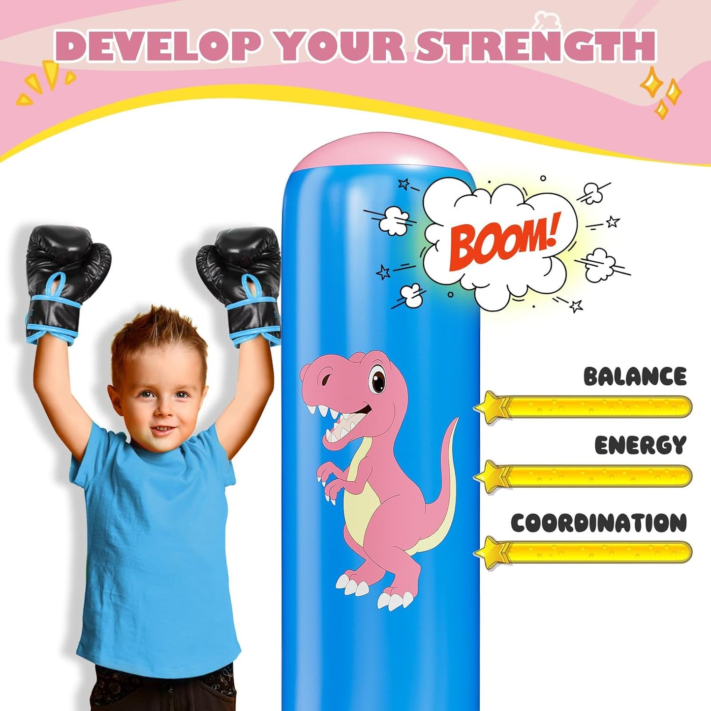 Vyxella™ - Inflatable Punching Bag