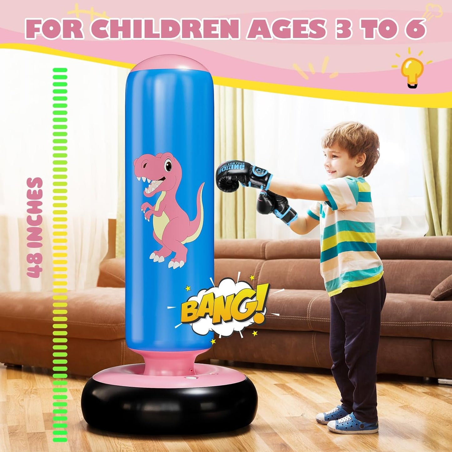 Vyxella™ - Inflatable Punching Bag