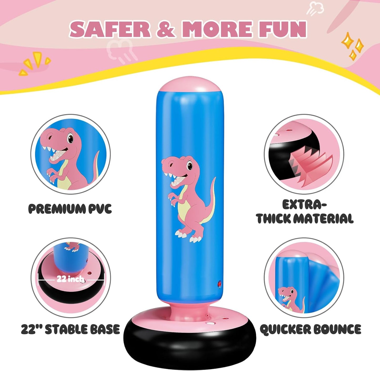 Vyxella™ - Inflatable Punching Bag